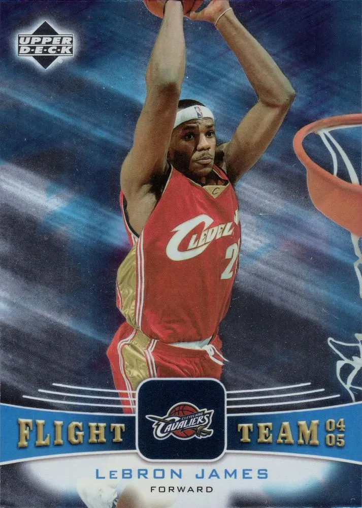 2004-05 Upper Deck Lebron James Flight Team #FT45 card image