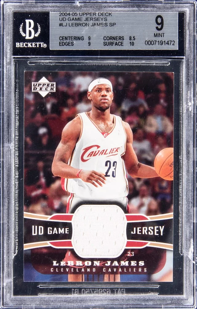 2004-05 Upper Deck LeBron James UD Game Jerseys #LJ card image
