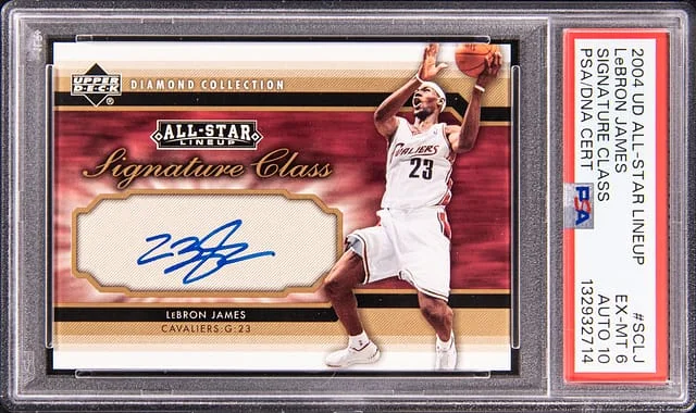 2004-05 Upper Deck LeBron James All-Star Lineup Signature Class #SC-LJ card image