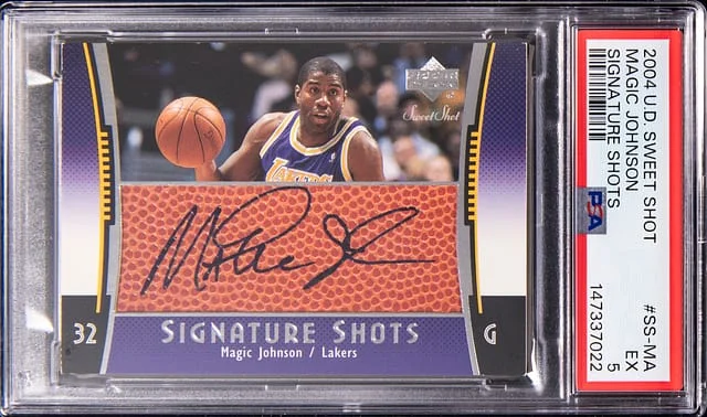 2004-05 Upper Deck Magic Johnson Signature Shots #SS-MA card image