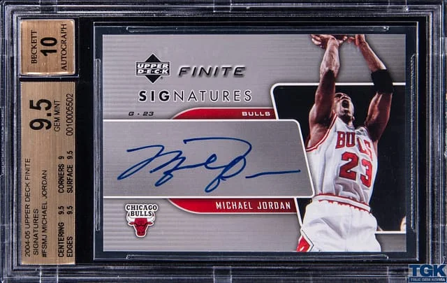2004-05 Upper Deck Michael Jordan Finite Signatures #FS-MJ card image