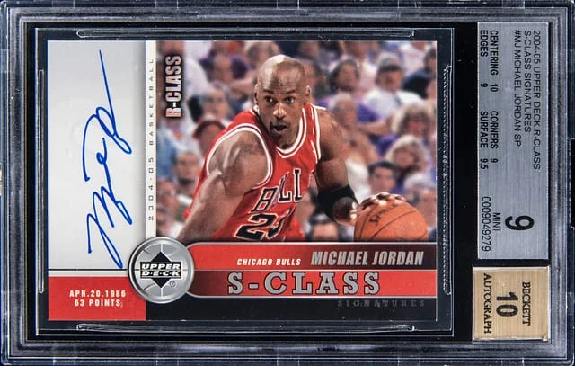 2004-05 Upper Deck Michael Jordan R-Class S-Class Signatures #SCS-MJ card image