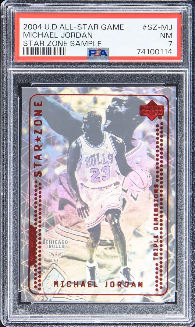 2004-05 Upper Deck Michael Jordan All-Star Game Star Zone Sample #SZ-MJ card image