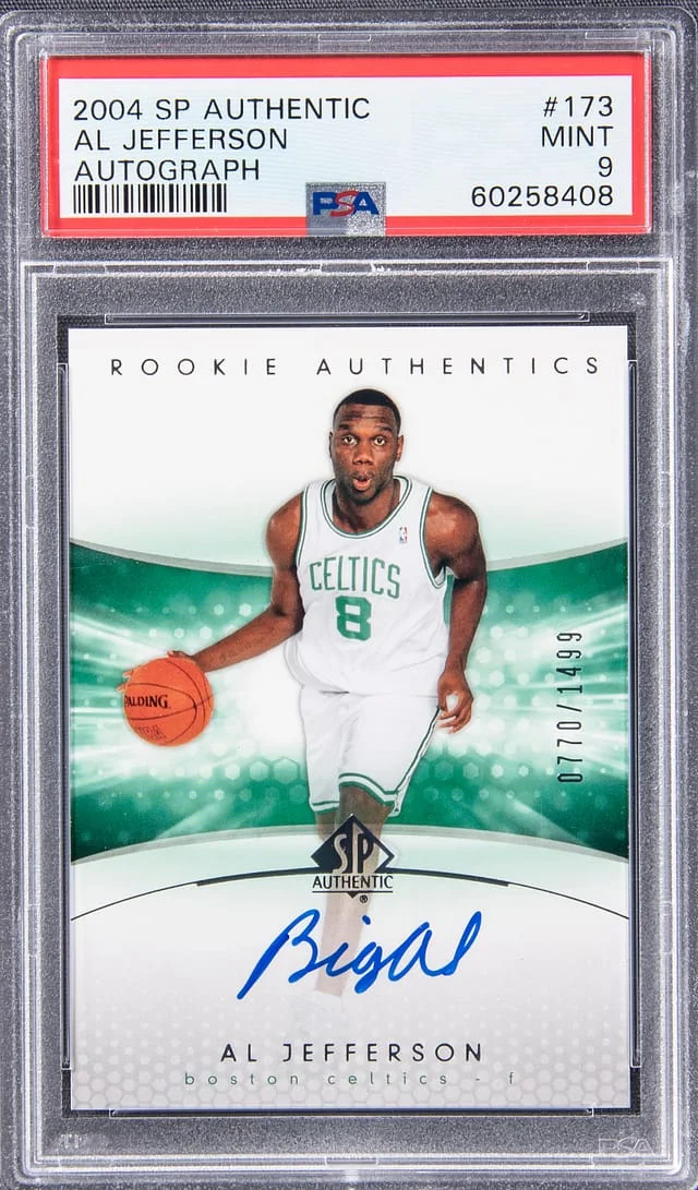 2004-05 Upper Deck SP Authentic Al Jefferson Autograph #173 card image