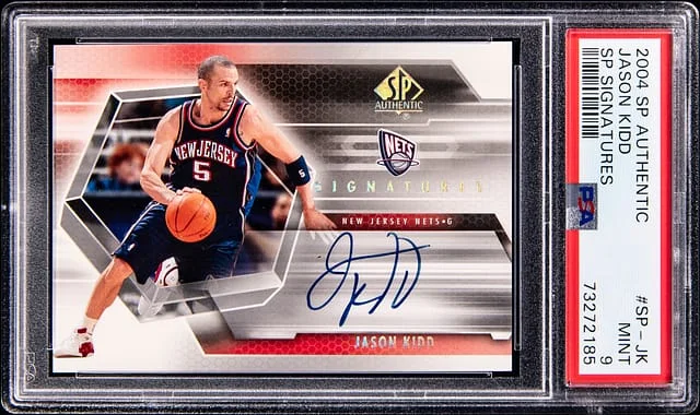 2004-05 Upper Deck SP Authentic Jason Kidd SP Signatures #SP-JK card image