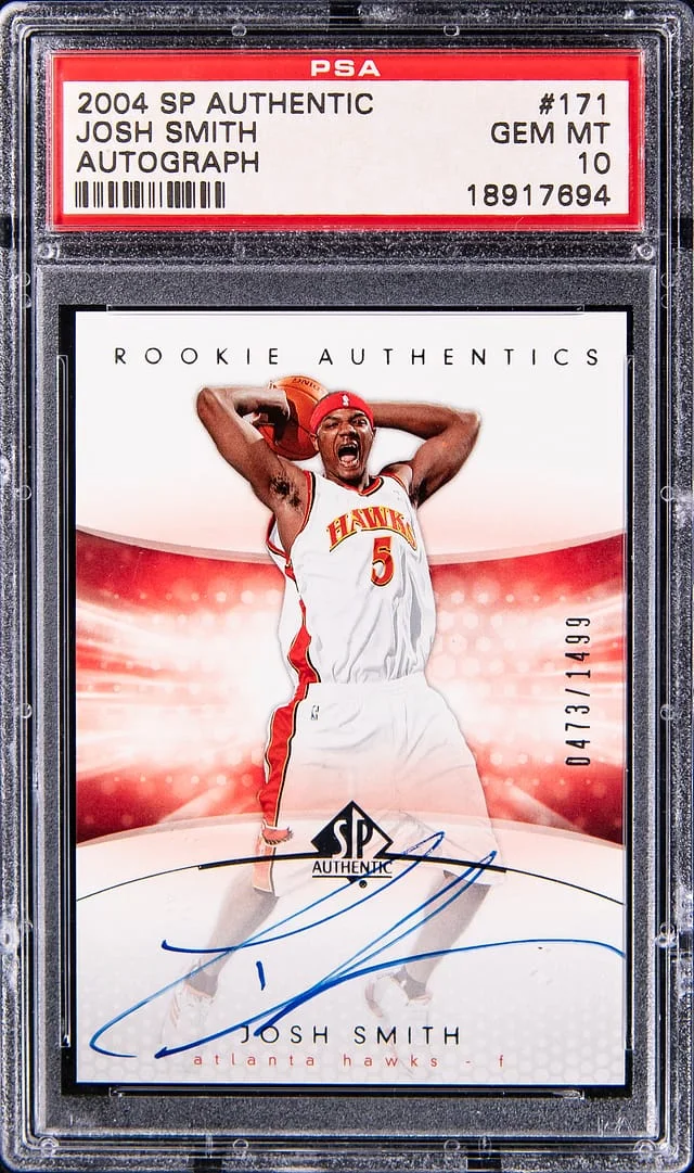 2004-05 Upper Deck SP Authentic Josh Smith Autograph #171 card image