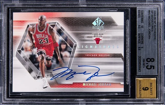 2004-05 Upper Deck SP Authentic Michael Jordan Signatures #SP-MJ card image