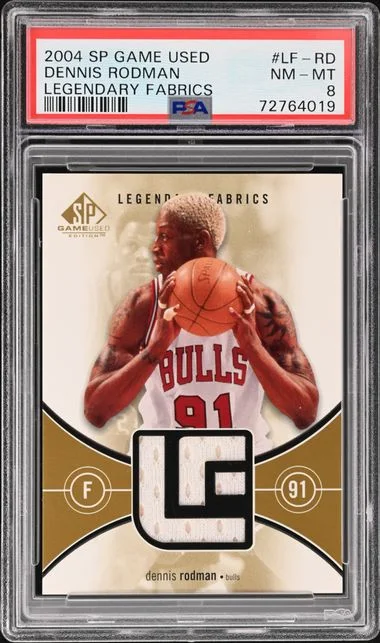 2004-05 Upper Deck SP Game Used Dennis Rodman Game-Used Legendary Fabrics #LF-RD card image