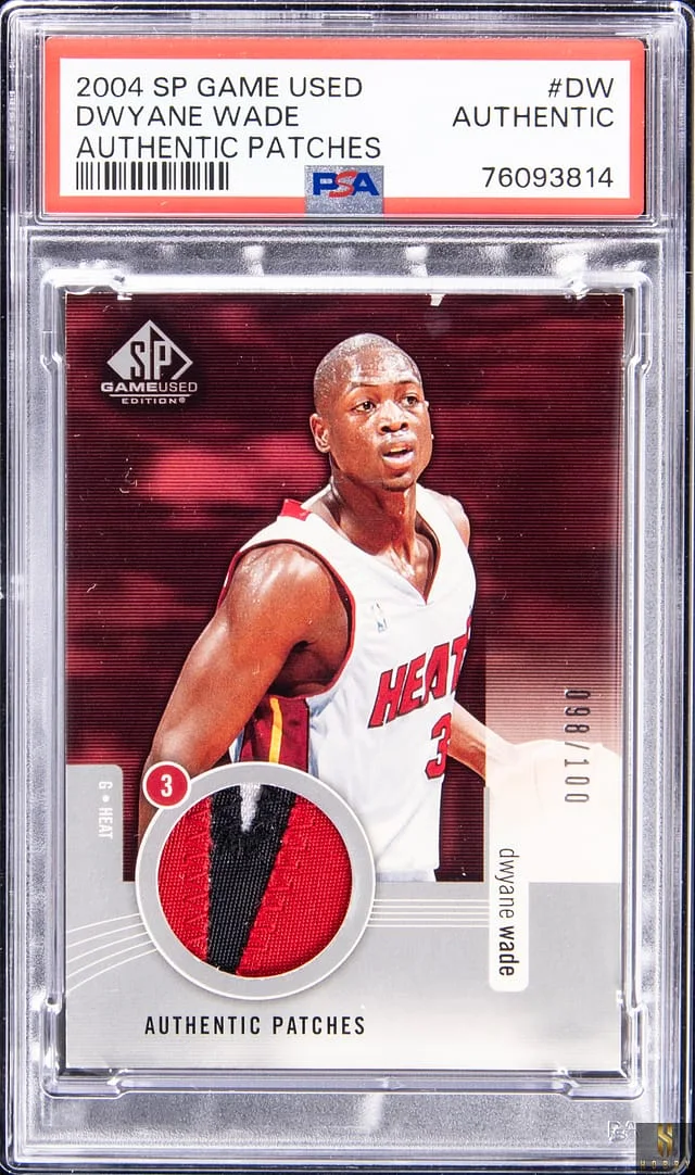 2004-05 Upper Deck SP Game Used Dwyane Wade Authentic Patches #AP-DW card image