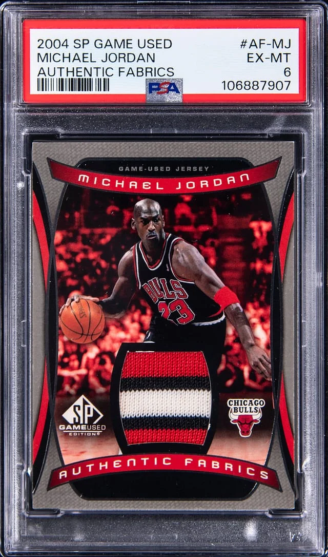 2004-05 Upper Deck SP Game Used Michael Jordan Game-Used Authentic Fabrics #AF-MJ card image