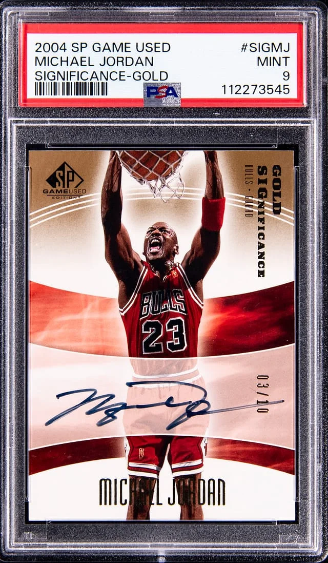2004-05 Upper Deck SP Game Used Michael Jordan Significance Gold #SIG-MJ card image