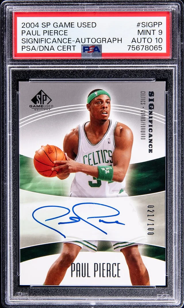 2004-05 Upper Deck SP Game Used Paul Pierce SIGnificance Autograph #SIG-PP card image