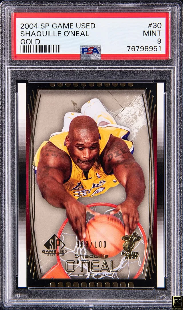 2004-05 Upper Deck SP Game Used Shaquille O'Neal Gold #30 card image