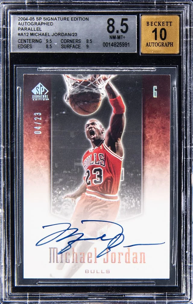 2004-05 Upper Deck SP Signature Edition Michael Jordan Autograph Parallel #A12 card image