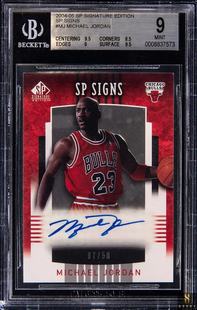 2004-05 Upper Deck SP Signature Edition Michael Jordan SP Signs #SPS-MJ card image