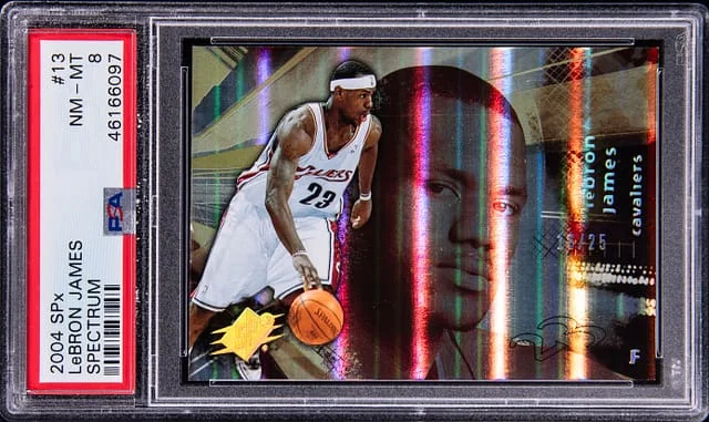 2004-05 Upper Deck SPx LeBron James Spectrum #13 card image