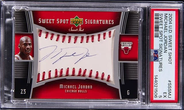 2004-05 Upper Deck Sweet Shot Michael Jordan Sweet Spot Signatures #SSS-MJ card image