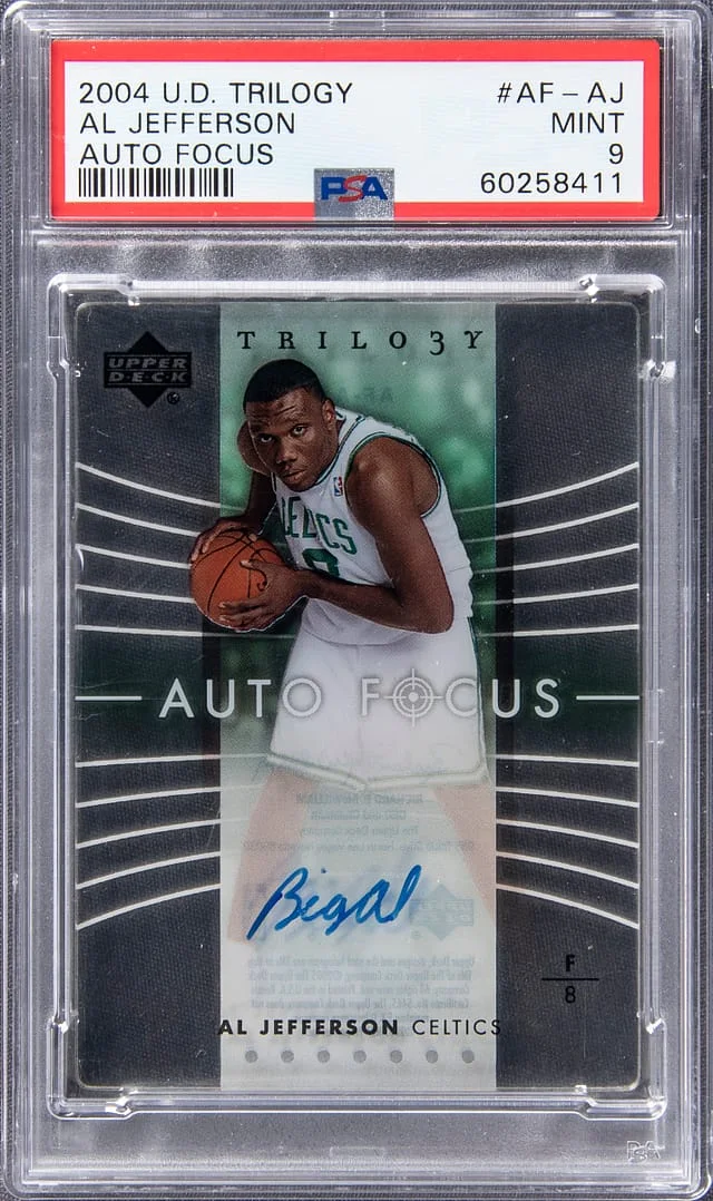 2004-05 Upper Deck Trilogy Al Jefferson Auto Focus #AF-AJ card image