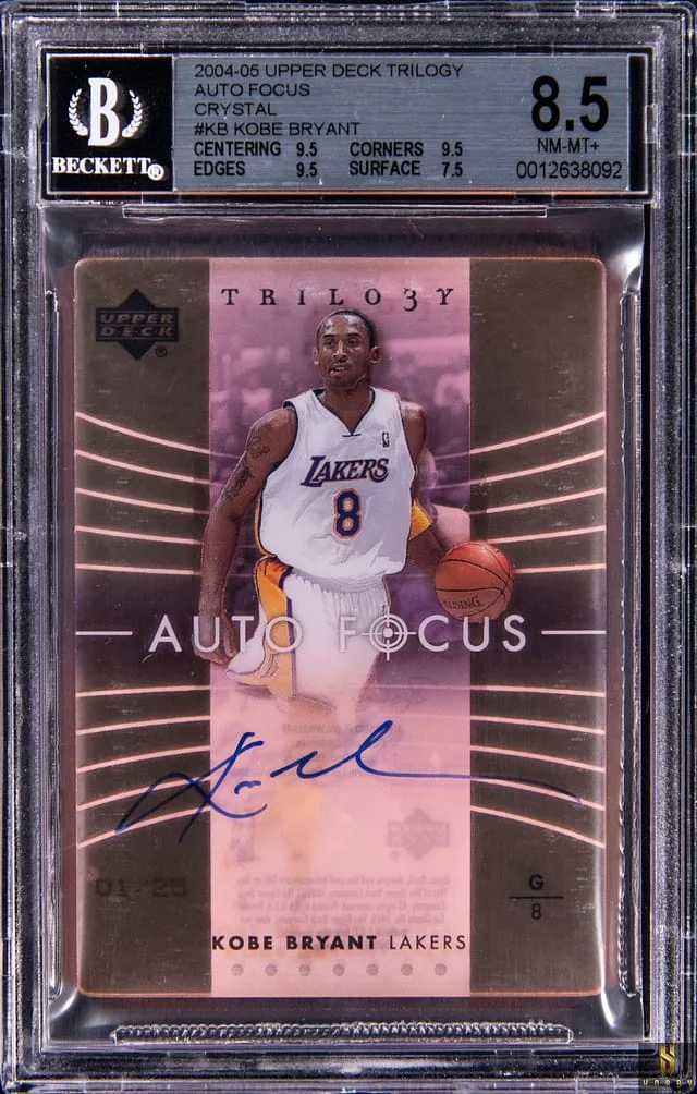 2004-05 Upper Deck Trilogy Kobe Bryant Auto Focus Crystal #AF-KB card image