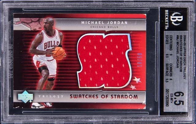 2004-05 Upper Deck Trilogy Michael Jordan Swatches of Stardom #SW-MJ card image