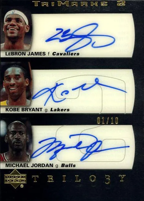 2004-05 Upper Deck Trilogy Michael Jordan TriMarks II #TM-JBJ card image