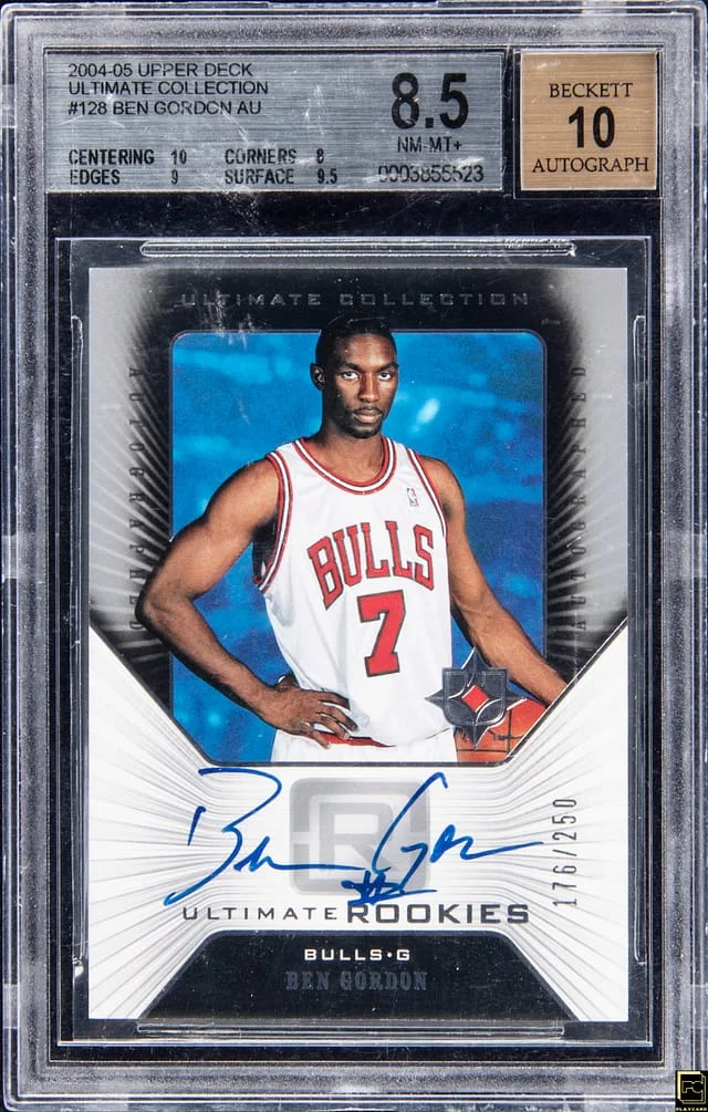 2004-05 Upper Deck Ultimate Collection Ben Gordon #128 card image