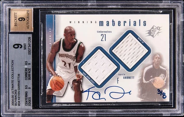 2004-05 Upper Deck Ultimate Collection Kevin Garnett Buybacks #KG1 card image