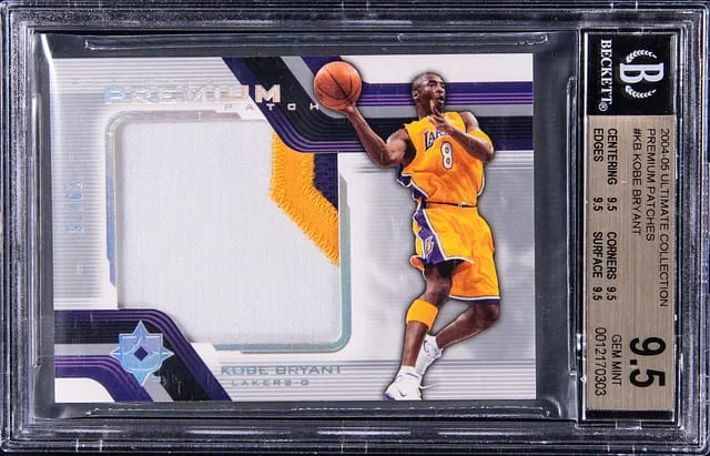 2004-05 Upper Deck Ultimate Collection Kobe Bryant Premium Patches #KB card image