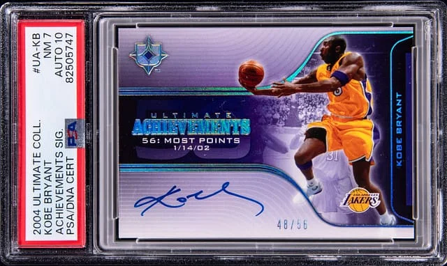 2004-05 Upper Deck Ultimate Collection Kobe Bryant Achievements Signatures #UA-KB card image