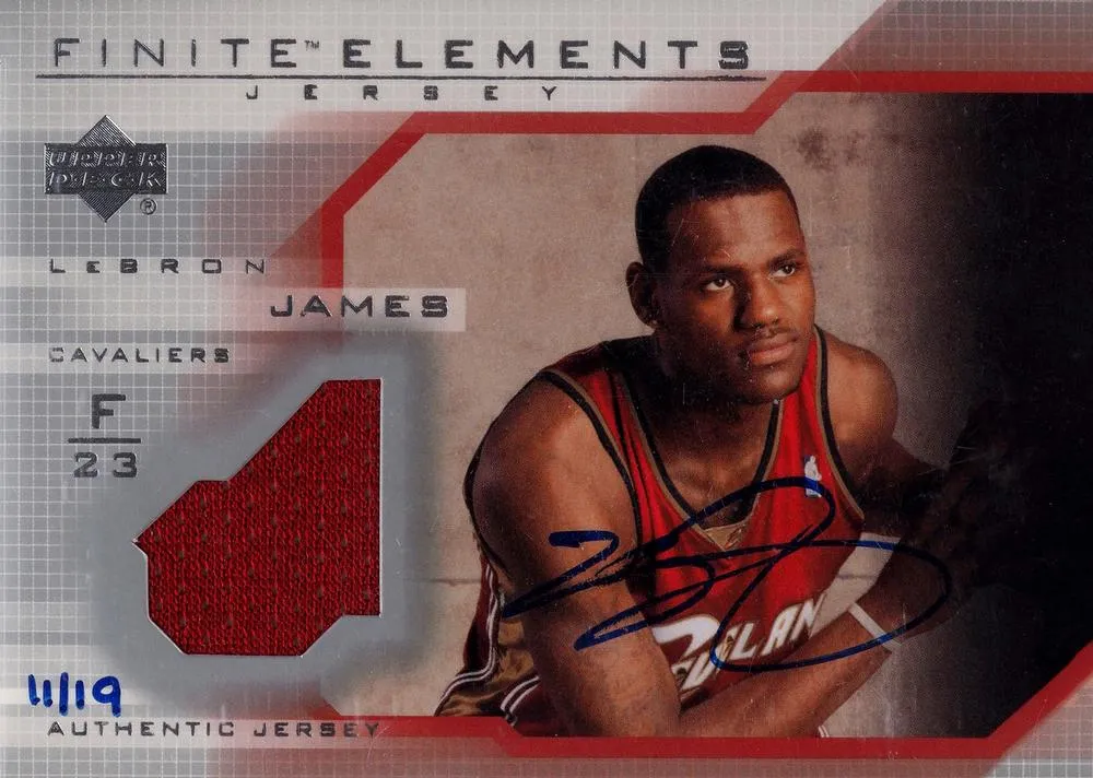2004-05 Upper Deck Ultimate Collection Lebron James Autographed Buybacks #FJ18 card image