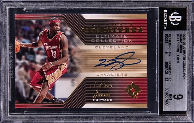 2004-05 Upper Deck Ultimate Collection LeBron James Signatures #LJ card image