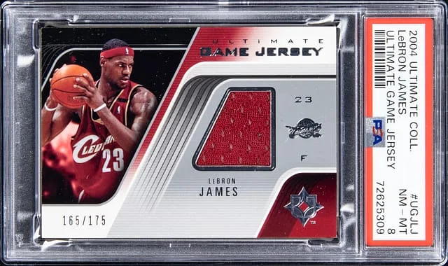 2004-05 Upper Deck Ultimate Collection LeBron James Ultimate Game Jersey #UGJ-LJ card image