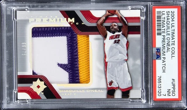 2004-05 Upper Deck Ultimate Collection Shaquille O'Neal Ultimate Premium Patch #UPP-SO card image