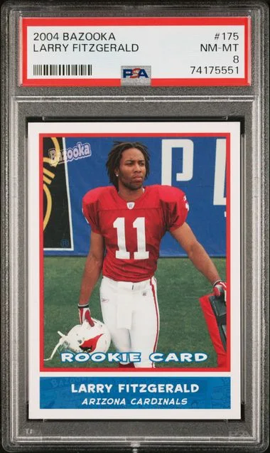 2004 Bazooka Larry Fitzgerald #175 card image