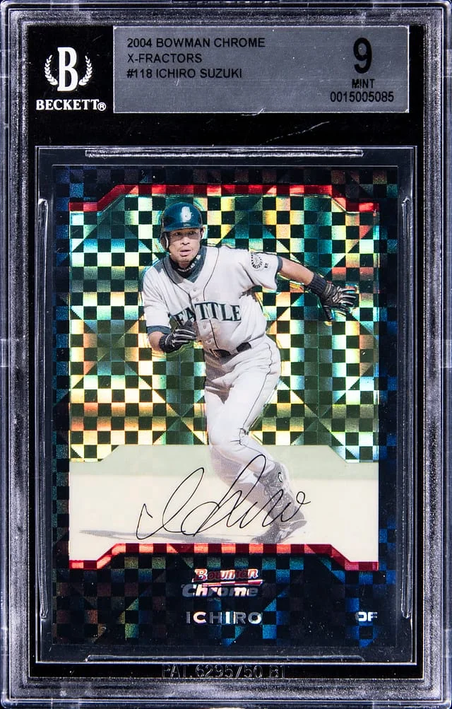 2004 Bowman Chrome Ichiro Suzuki X-Fractors #118 card image