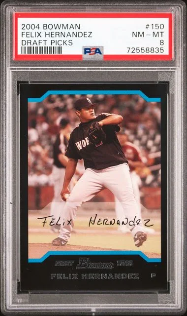 2004 Bowman Draft Picks Felix Hernandez #150 card image