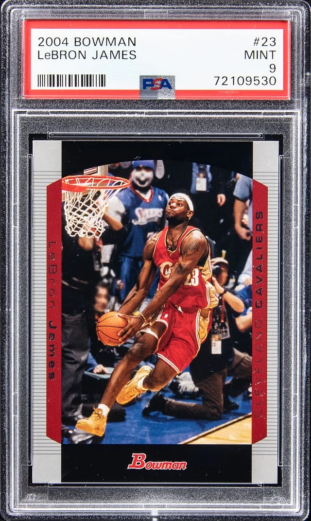 2004 Bowman Lebron James #23 card image