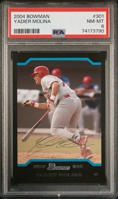2004 Bowman Yadier Molina #301 card image