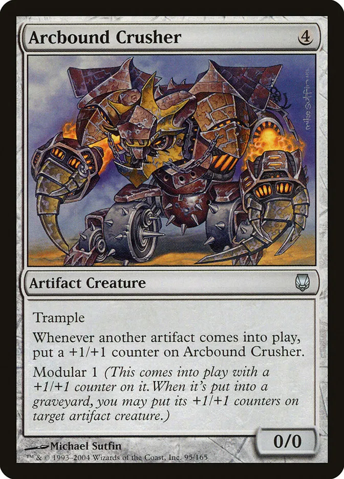 2004 Darksteel Arcbound Crusher uncommon #95 unlisted card image