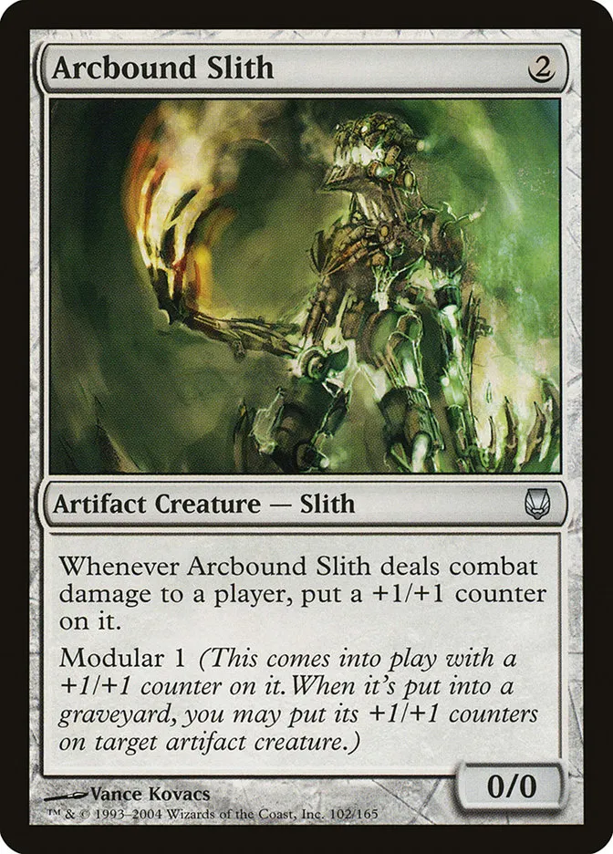 2004 Darksteel Arcbound Slith uncommon #102 unlisted card image