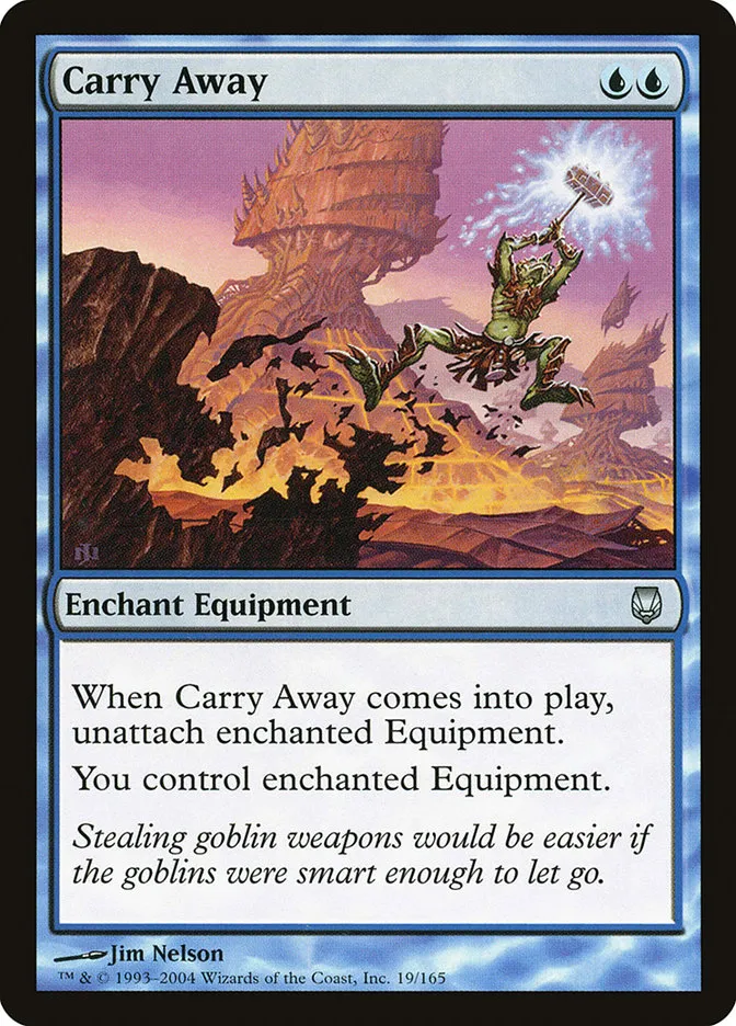 2004 Darksteel Carry Away uncommon #19 unlisted card image