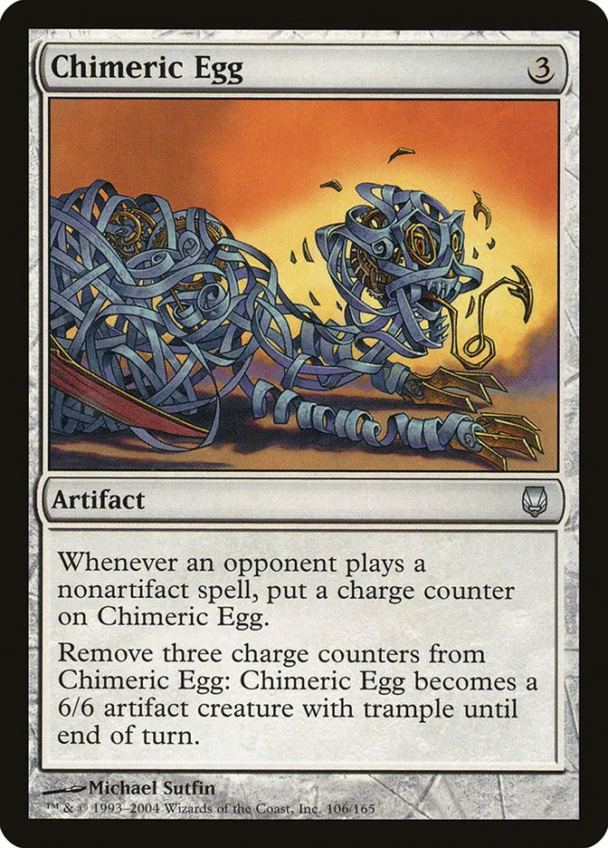 2004 Darksteel Chimeric Egg uncommon #106 unlisted card image
