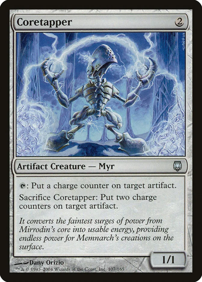 2004 Darksteel Coretapper uncommon #107 unlisted card image