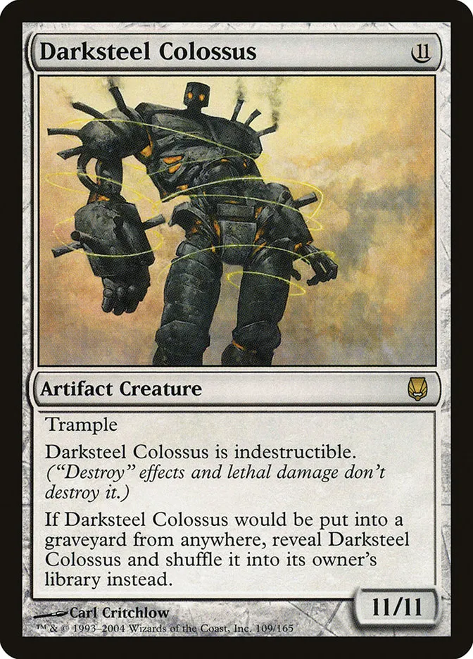 2004 Darksteel Darksteel Colossus rare #109 unlisted card image
