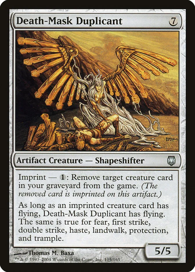 2004 Darksteel Death-Mask Duplicant uncommon #115 unlisted card image