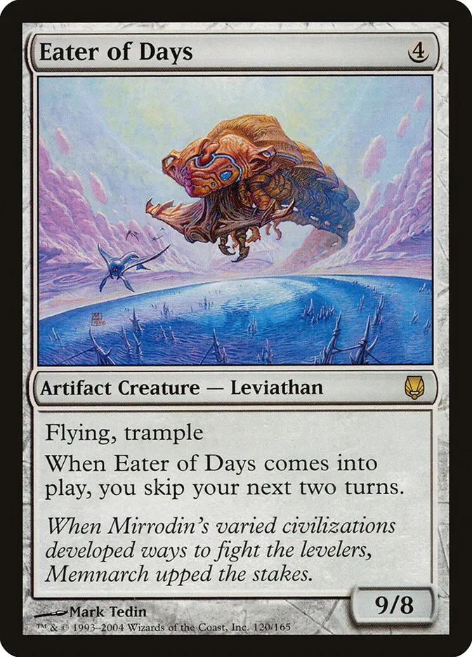 2004 Darksteel Eater of Days rare #120 unlisted card image