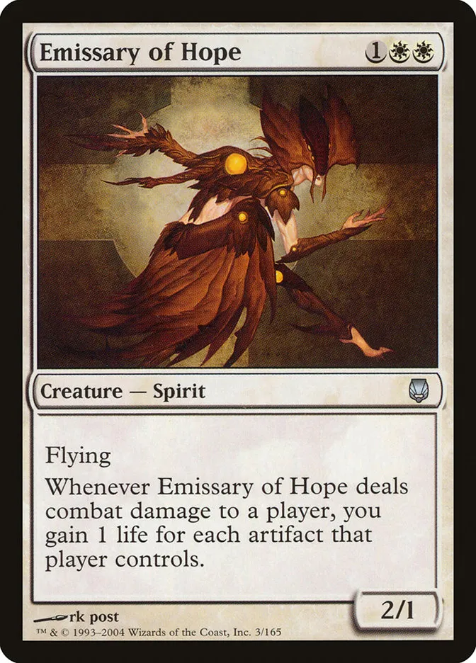 2004 Darksteel Emissary of Hope uncommon #3 unlisted card image