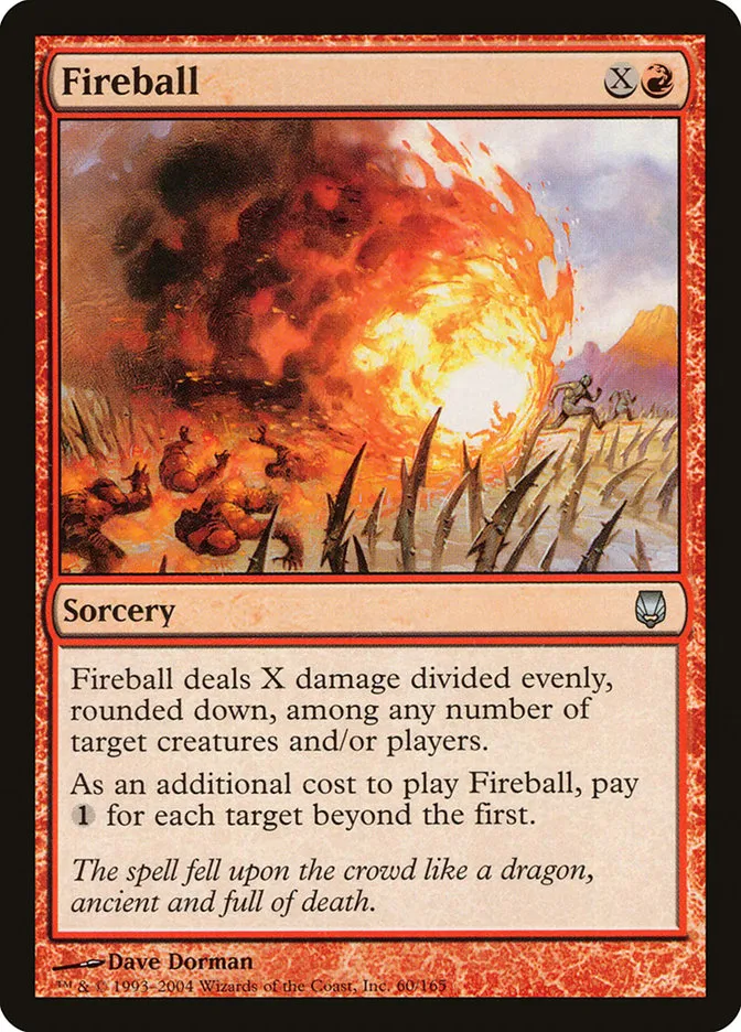2004 Darksteel Fireball uncommon #60 unlisted card image