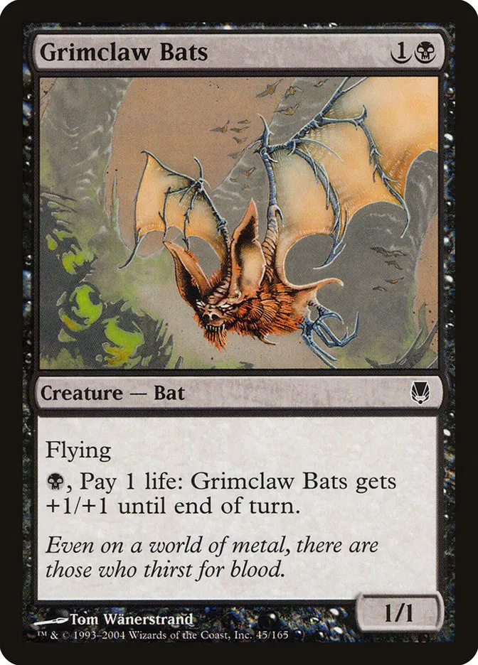 2004 Darksteel Grimclaw Bats common #45 unlisted card image