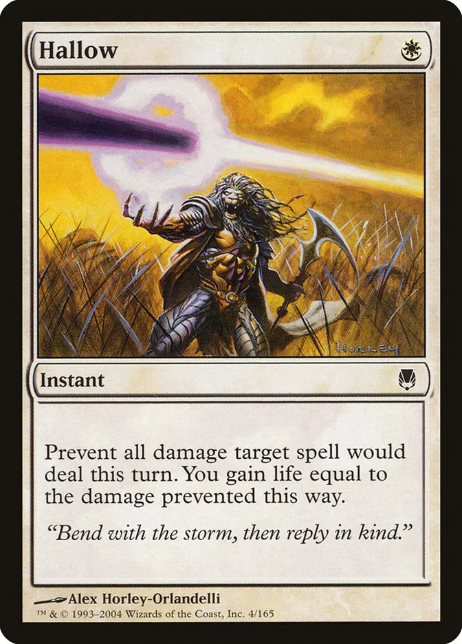 2004 Darksteel Hallow common #4 unlisted card image